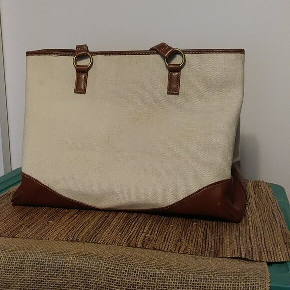 Coldwater Creek Tote with Butterfly Tag - Picture 6 of 11